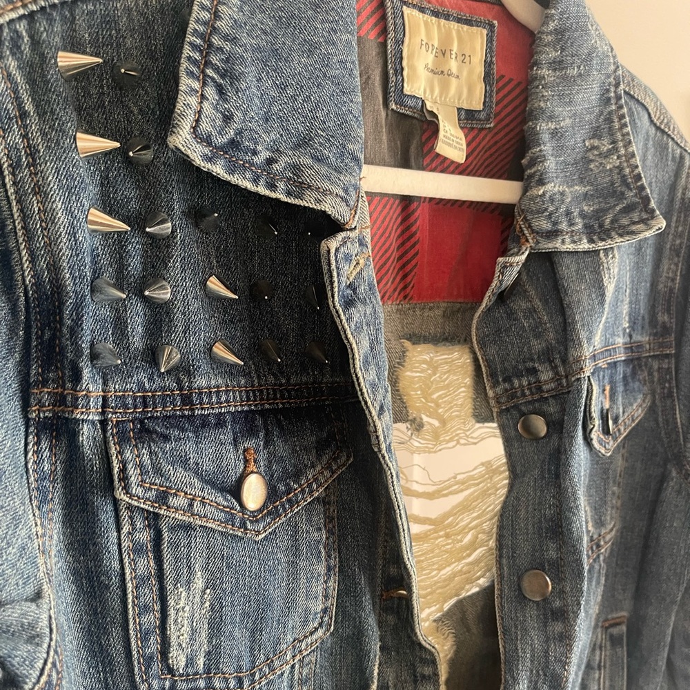 Ripped Jean Jacket
